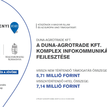 A Duna-Agrotrade Kft. komplex infokommunikációs fejlesztése